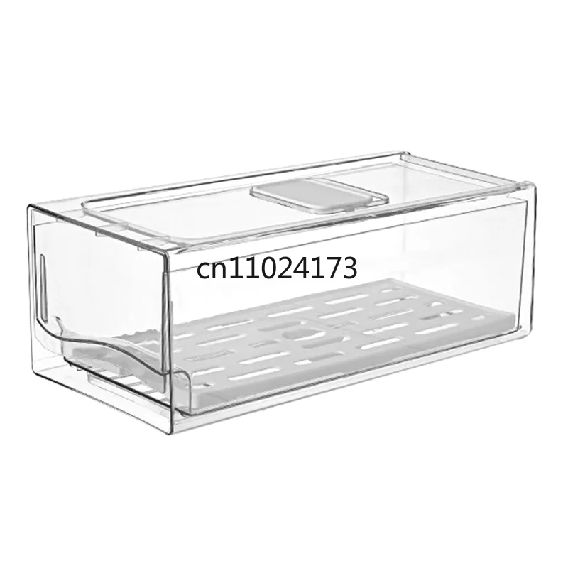 Fridge Pull-Out Drawer Organizer Set